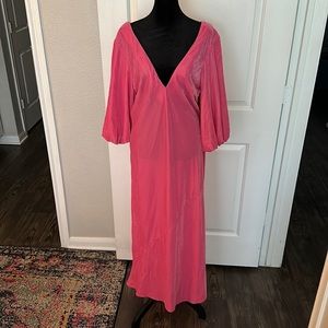 Pink Velvet Dress